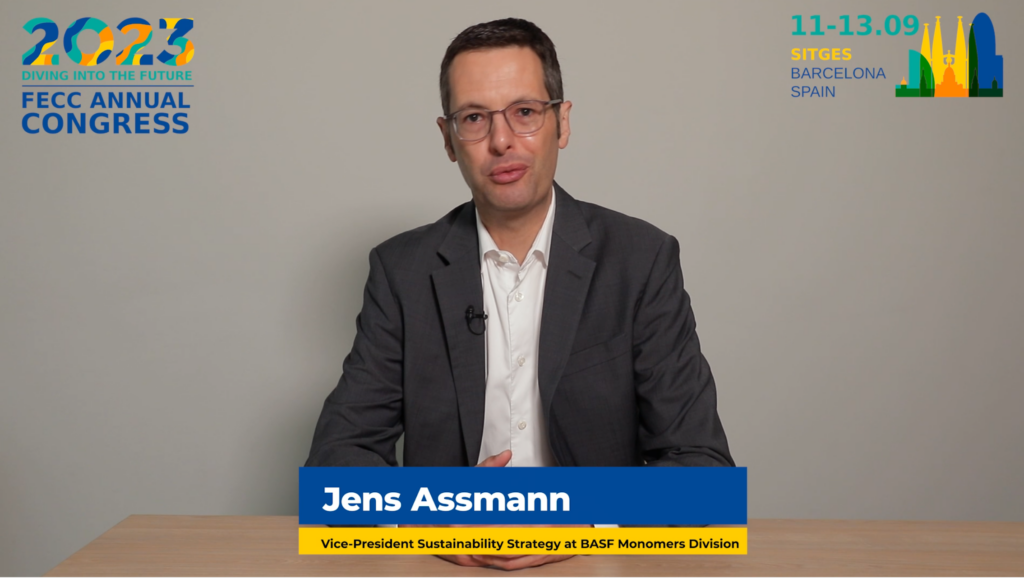 Fecc Annual Congress 2023, Interview with Jens Assmann, Vice-President Sustainability Strategy at BASF Monomers Division